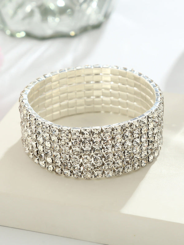 Round Luxurious Beadings Crystal Bracelets