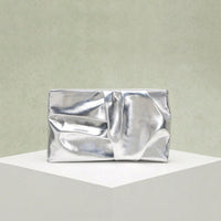 Geometric Luxurious Ruched Daily Sparkly Chain PU Handbags