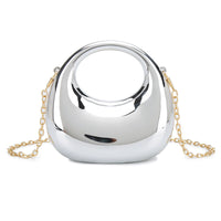 Irregular Luxurious Daily Glitter Acrylic Handbags with Chain