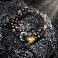 Prosperity Crystal Double Loop Bead Bracelets