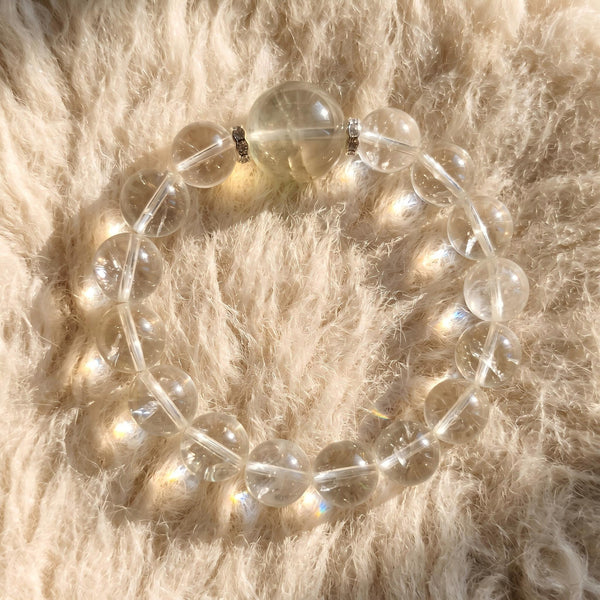 Green Round Crystal Bead Bracelets