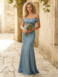 Satin Sweetheart Mermaid Long Bridesmaid Dresses